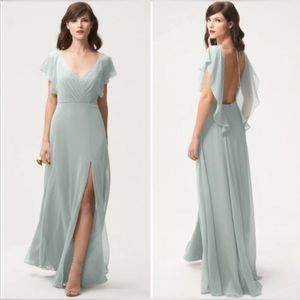 NEW Jenny Yoo Alanna dress Serenity Blue Size 10